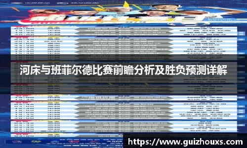 河床与班菲尔德比赛前瞻分析及胜负预测详解